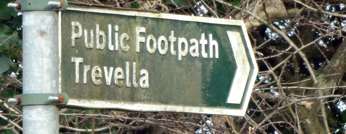 Public Footpath sign